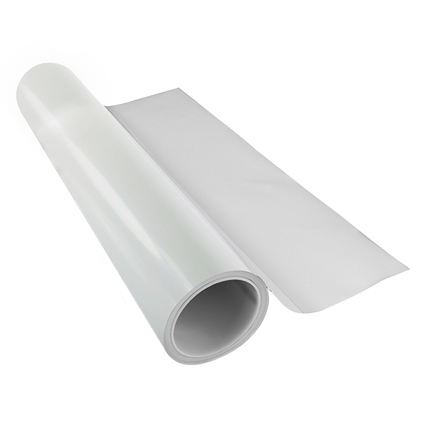 White out opaque privacy window film for full glass coverage
