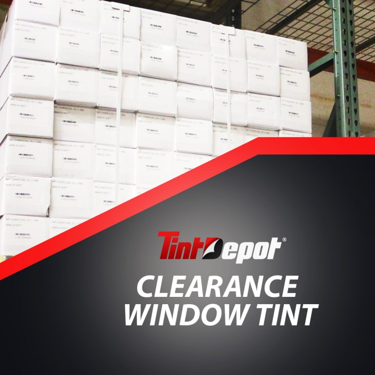Discount Window Tint Film Rolls Clearance Section