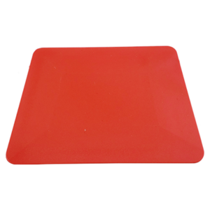 red hard card squeegee card
