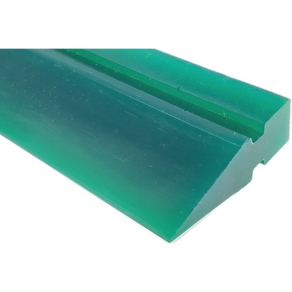 18.5" green soft squeegee upclose