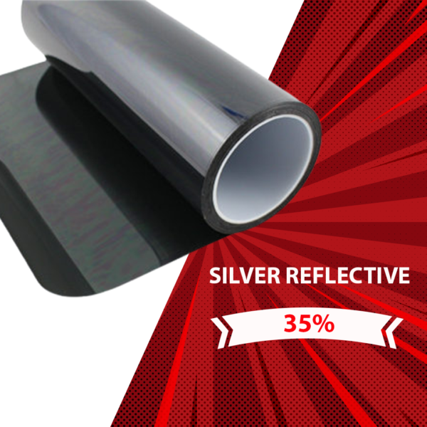 SLIVER REFLECTIVE 35% 60" X 100FT (TD304) (4 PACK) DISCOUNT TINT