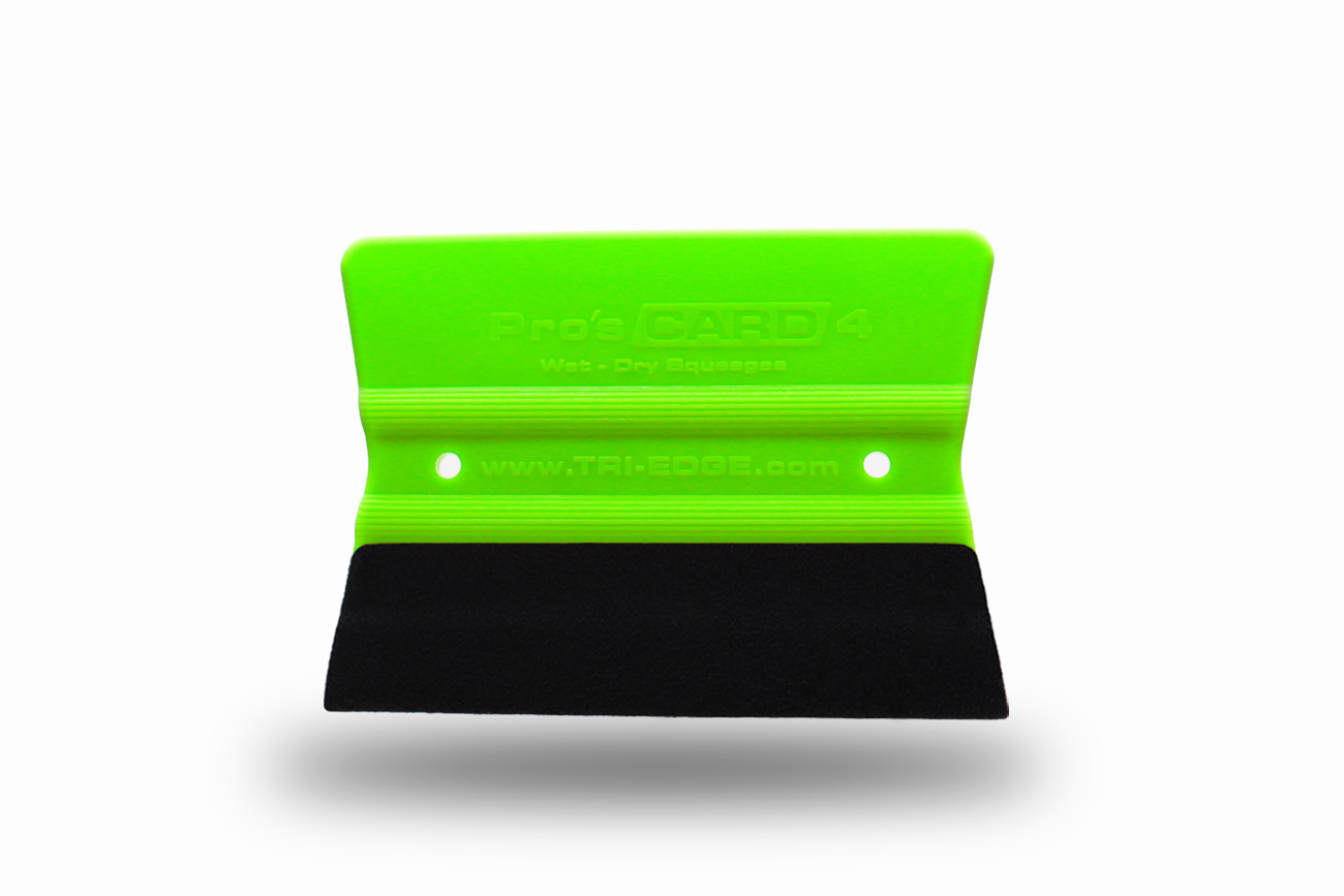 Pro's Card 4 Fluorescent Green Double Buffer From 1