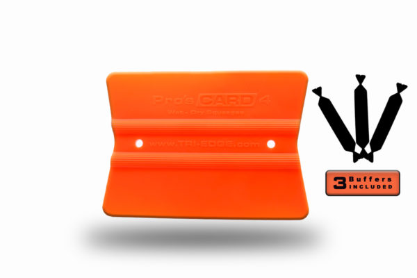 Pro's Card 4 Fluorescent Orange 3 Buffers From 1
