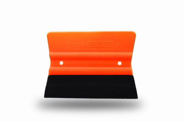 Pro's Card 4 Fluorescent Orange Double Buffer Front 1