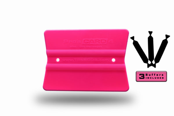 Pro's Card 4 Fluorescent Pink 3 Buffers From 1