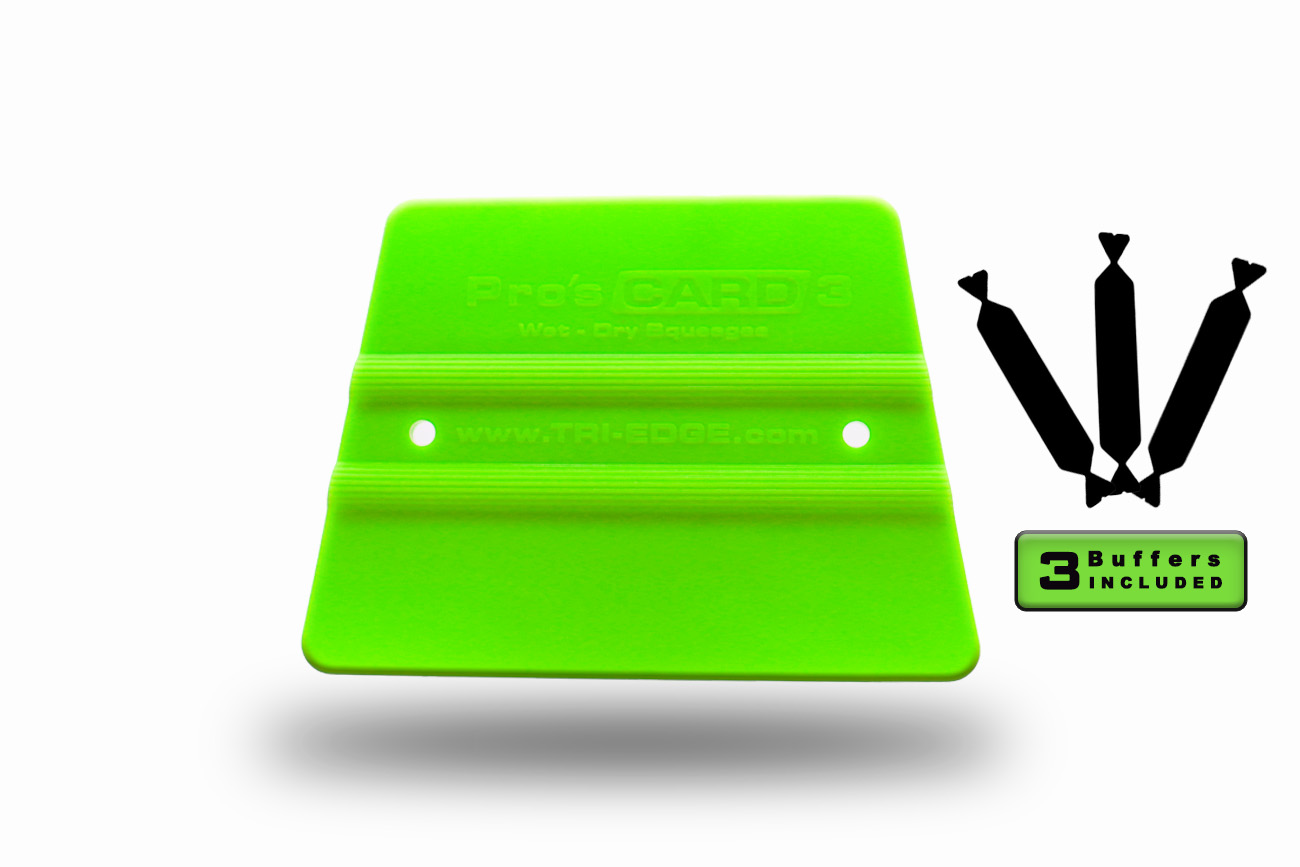 Pro's Card Fluorescent Green 3 Buffers From 1