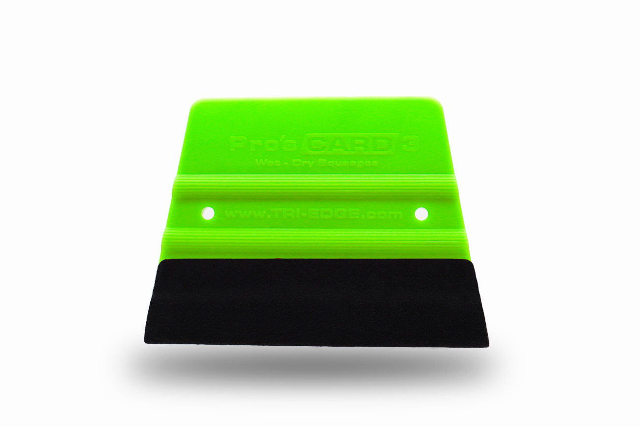 Pro's Card Fluorescent Green Double Buffer Front 1