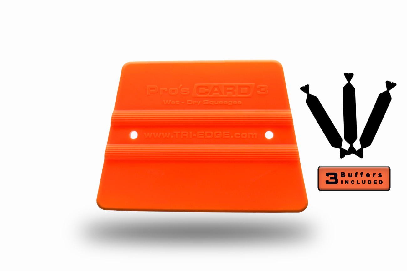 Pro's Card Fluorescent Orange 3 Buffers From 1