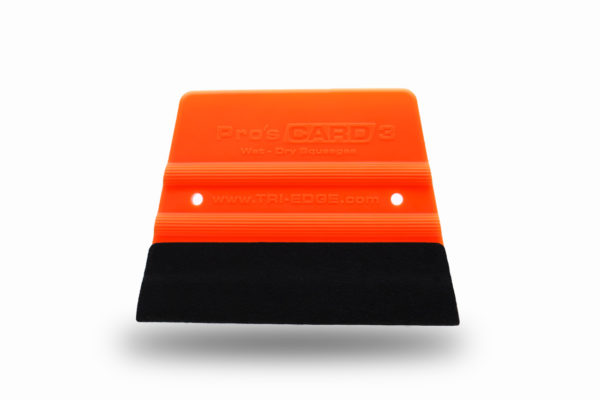 Pro's Card Fluorescent Orange Double Buffer Front 1