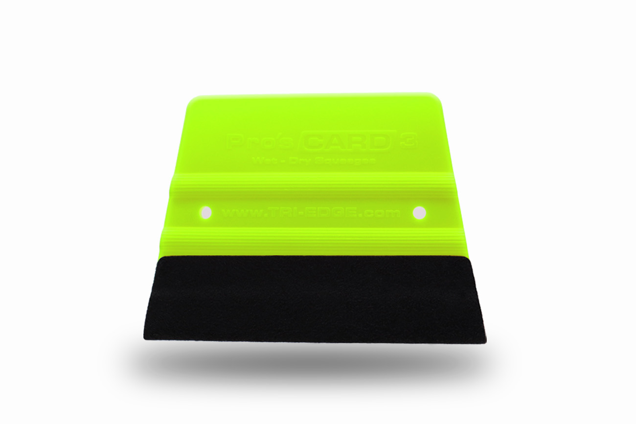 Pro's Card Fluorescent Yellow Double Buffer Front 1