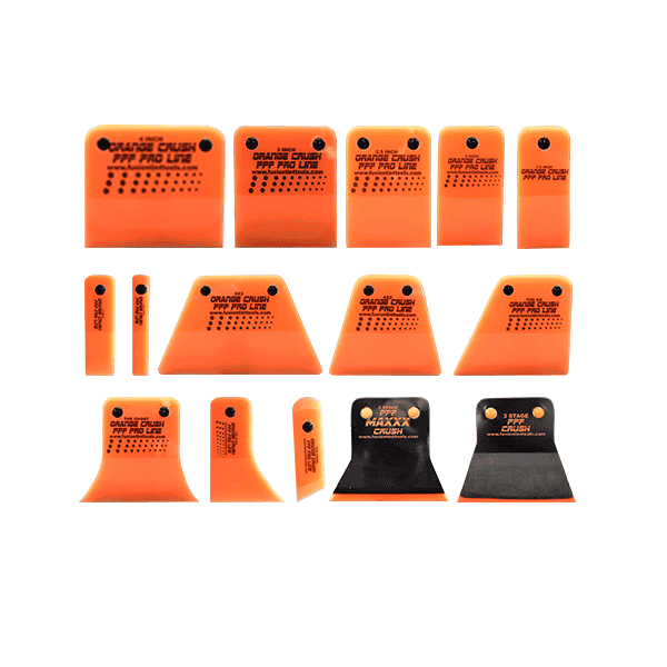 Fusion Orange Crush PPF Squeegees