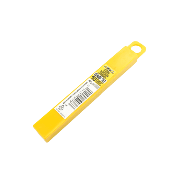 Tajima SAB-10 Stainless Steel Snap-Off Blades – 9mm, 30° (10-Pack)