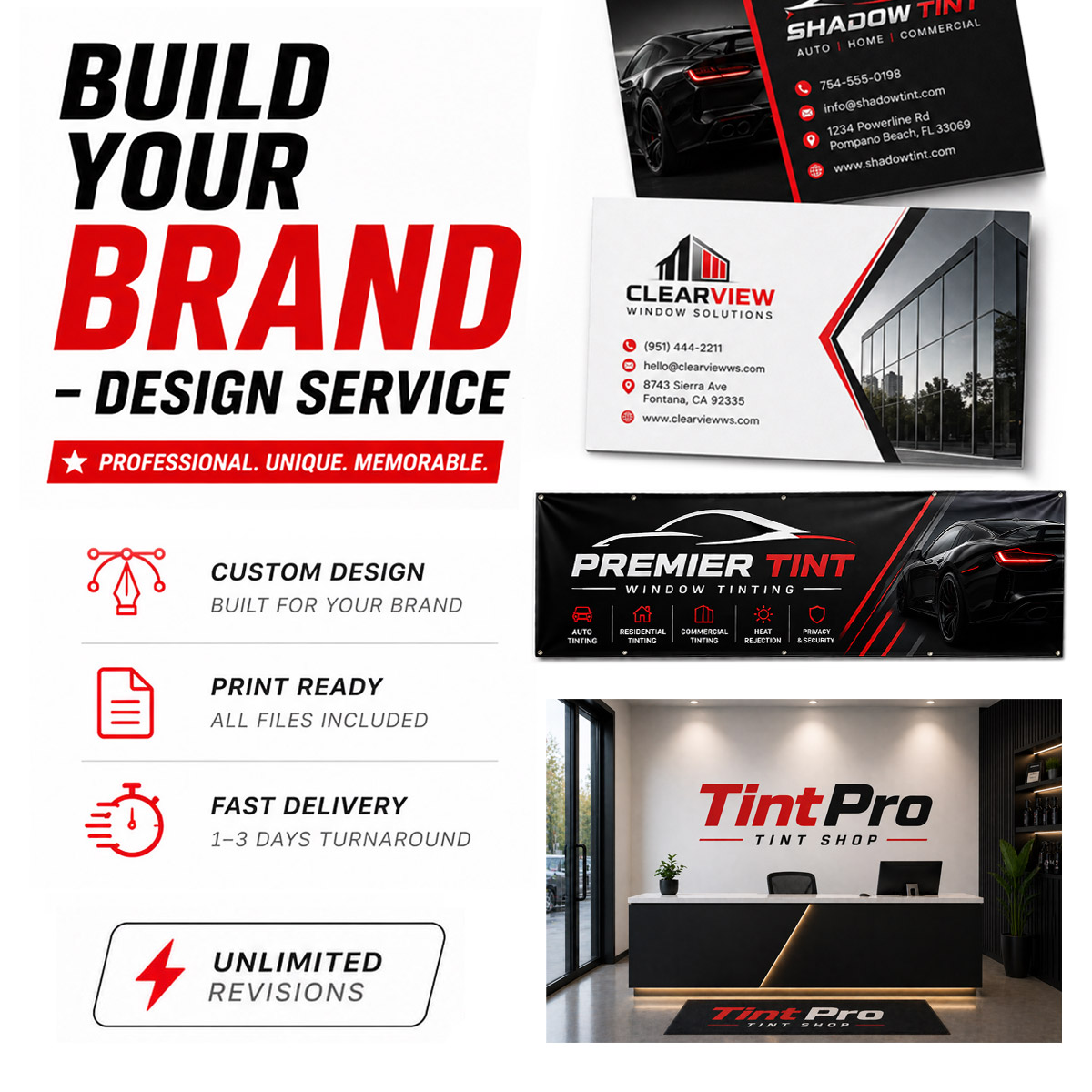 Build Your Brand – Logo & Print Design Service